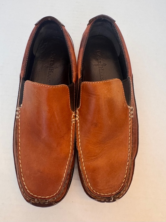 Cole Haan Men\'s Tucker Venetian Chestnut Slip-On Driving Loafers Tan Size 9M main image 10